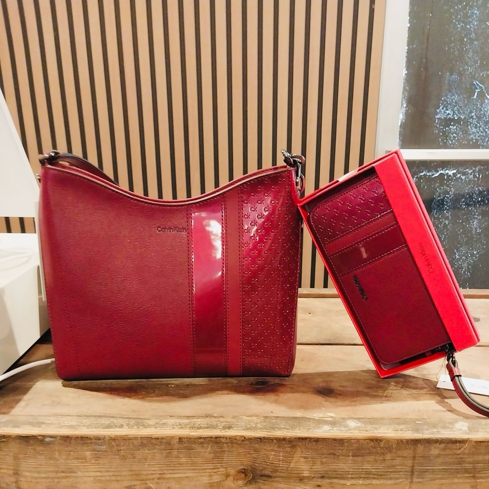 Calvin Klein Red Women's Bag Set